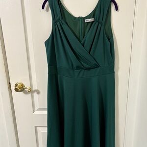 Grace Karin Green Sleeveless Midi Dress
